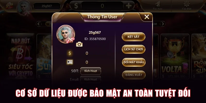 Cơ sở dữ liệu được bảo mật an toàn tuyệt đối