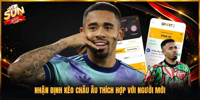 Nhận định kèo châu Âu thích hợp với người mới
